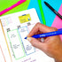 Loddie Doddie 18 Bright Color Retractable Gel Pens with Satin Barrel - Fine Point for Journals, Notebooks, Planners,