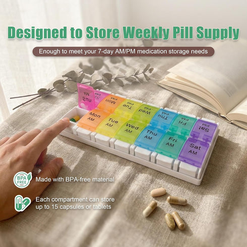 SwiftServ 3-Piece Set Thoughtful Gift for Seniors, Daily Support with Felt Board, Word Search Cards, and Pill
