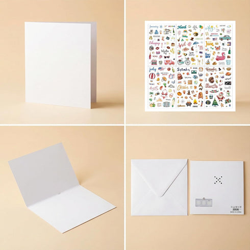 JZBWQY 60Seconds Voice Recordable Greeting Card, Recording Time, Built-in Microphone and Speaker, Replaceable