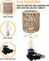 2-Pack 0.5W Boho Plug in Night Light with Switch, Farmhouse LED Night Lights Plug into Wall Socket, Baby Nursery