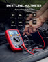AstroAI Digital Multimeter Tester 2000 Counts with DC AC Voltmeter and Ohm Volt Amp Meter; Measures Voltage, Current, Resistance, Continuity and Diode (AM33B)