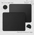 Mouse Pads, 3 PCS Black Standard Mouse Pads, Office and Gaming, Stitched Edges, Rubber Anti-Slip Base
