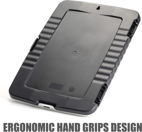 Officemate OIC Slim Clipboard Storage Box with Calculator