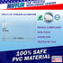 MIFFLIN-USA Index Card Holder (2x3.5”, 30 Pack), Clear Self-Adhesive Card Pockets for Organizing Storage Bins.