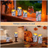 decor gift 2/4/6/8H Indoor Decor Fake Candles with Timer Funny Paradise Emu Head Gray Remote Control Candles