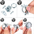Clamp Type Cable Connector for Metallic Conduit - Protect Cables, Electric Wires, Electrical Box (Silver Zinc, 4