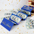 Lemicin Birthday Money Holder Envelopes for Cash Gift Surprise Blue Gold Money Envelopes with Slots Happy Birthday Gift