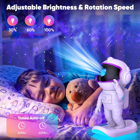 Stbands Star Projector, Galaxy Projector for Bedroom, Night Light with Timer and Remote Control, Gift for Kids Adults
