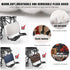 Vizava 16" Set, Wheelchair Leg Rest Support Pad with Removable Faux Sheepskin Cover, All-Season Leg Rest Cushion
