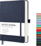 RETTACY Bullet Dotted Journal, A5 Dotted Grid Notebook, 256 Pages, 120 GSM Acid-Free Paper, Navy Blue