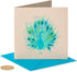 Papyrus Blank Card (Elegant Peacock)