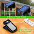 60 3 (2 Pack) Tryme Clip on Solar Lights Outdoor Motion Sensor Lights LEDs, Modes, Dual Charging, Portable Waterproof