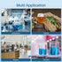 SWANSOFT 5 Pcs Magnetic Stirrer Mixer Stir Bar, 50mm/1.97 Inch Laboratory Bar for Stir Plate