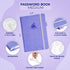 Clever Fox Password Book - Medium Internet Address Organizer Logbook with Alphabetical Tabs (Lavender)
