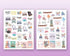 Lamare Decorative Scrapbooking Planner Stickers for Women, Cute & Aesthetic Calendar Stickers for Journaling