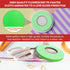 T.R.U. CGT-80F Fluorescent Gaffers/Spike Tape, 60 Yards, Laminated with Rubber Adhesive, 1/2 in. (Fluorescent Orange)