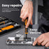 59Pcs Set T5, T6, T8, PS4 PS5, JOREST Small Precision Screwdriver with Torx Mini Repair Tool Kit for Macbook, Computer
