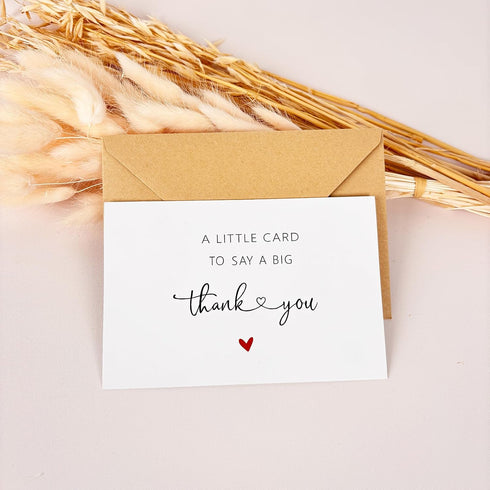 ZGQ 48 Pack 46 Thank You Cards with Envelopes & Stickers, Cute Blank Greeting Cards for Baby Shower & WeddingBoxed Bulk