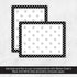 Barker Creek Designer Computer Paper, Black And White Dots, 8.5” x 11”, Decorative Printer Paper, 50 Sheets per Pkg