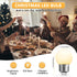 Small G14 LED Globe Light Bulb, 1W G45, 15W Equivalent, Warm White 3000K E26 Base, 6 Pack for Party Decor