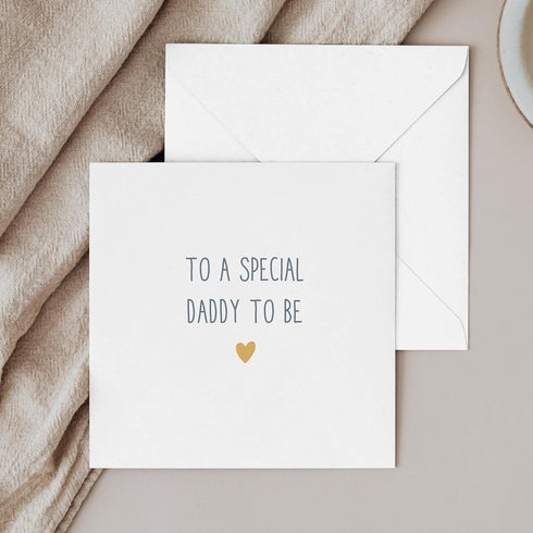 TEEMI -To a Special Daddy To Be Fathers Day Card Dad To Be Birthday Daddy Soon to Be Dad From the Bump Gift Card