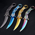 Pocket Knife for Men, Cool Folding Knife with 3D Dragon Relief, Great EDC Gift for Outdoor Survival Camping