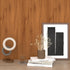 Countertops 24"x160" Chestnut Wood Contact Paper Peel and Stick Brown Wood Vinyl Wrap for Desk Cabinets Wide Removable