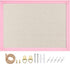 Linen Bulletin Board 10.2"x14.3", Pink Wood Frame, Beige Linen Small Pin Board for Home Kitchen Office Decor (PK-2636)