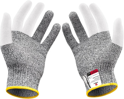 NoCry Kids Cut Resistant Gloves, 100% Food Grade Cooking Gloves with Level 5 Protection