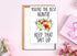 GreenStar Gifts Auntie Birthday Card - You're The Best Auntie Keep That Shit Up - Funny Card Auntie - Thank You Auntie