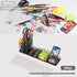 Desk Organizers and Accessories, Office Supplies Desk Organizer with Pen Holder, DIY Desktop Organiezr with Phone Holder, Sticky Note Tray by Topwey