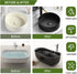 (50-60sq.ft), Countertop, Black Ceramic Tile Bathroom Wall Bathtub Paint Sink Paint Refinishing Kit Easy of Use Tub