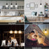 BoostArea Modern Pendant Light Fixtures, Industrial Hanging Ceiling Lamp with Clear Glass Shade, Pendant Lighting