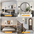 Dimmable 350Rotate, 24 Inch 1 Pack) Battery Operated Wall Sconce, Rechargeable Wall Lights with Remote Control, LED