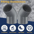 8pcs 1" 45 Elbow 2-Way 45 Elbow uxcell Degree Pipe Fittings, Furniture Construction Grade Degree PVC Corner Adapter