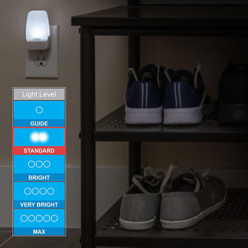 55991, 2 Pack GE LED Night Lights Plug Into Wall, Dusk to Dawn Sensor, Ambient Lighting, Dorm Room Essentials, Bathroom