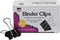 Charles Leonard Binder Clips, Medium, 5/8 Capacity, Black/Silver, 12-Box (BC-05) by Charles Leonard