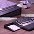 Haonon Computer Keyboard Stand with Wrist Rest & Storage Tray - Acrylic Keyboard Riser for Office Desk Accessories