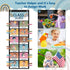 Pasimy 89 Pcs Class Jobs Pocket Chart, Boho Class Helpers Educational Management Chart for School