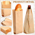 150 Pack Packing 11.5 3.75 2.25 Inch Baguette Kraft Bags, Bread Bags x x Kraft Wine Paper Bakery Storage Loaf Storage