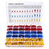 Wire Connectors, Electrical Butt Terminals Ring Fork Spade Connector Kit, 1400PCS for Marine Automotive