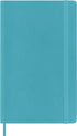 Moleskine Classic Notebook, Soft Cover, Large (5" x 8.25") Plain/Blank, Reef Blue, 192 pages
