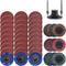 Tshya Quick Change Disc, 40 Pack 2 inch Sanding Discs, with 1/4"