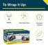 Excell EX-11419BK Desk Tape Dispenser with Non-Skid Base, 1" Core Desktop Tape Dispenser for Home, Office, Gift Store