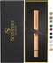 Scriveiner EDC Luxury Rollerball Pen, Stunning Heavy Pocket Pen with Hand Brushed Copper Finish, Best Gift for Men and