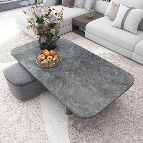 Glossy Gray Marble Wallpaper - Peel and Stick Thick Textured Grey Contact Paper for Kitchen Countertops 16"x118"