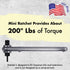 Chapman MFG CM-13 Mini Ratchet, 1/4" Drive, USA Made Stainless Steel with 20 Tooth Gear