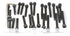 iexcell 25 Pcs M5 x 25/30/35/40/45 Alloy Steel 12.9 Grade Hex Socket Head Cap Screws Bolts Assortment Kit