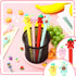 Chinco 24 Pieces Cute Mechanical Pencils with Fruit Erasers, Colorful Pencil with Fun Toppers, 0.7 mm