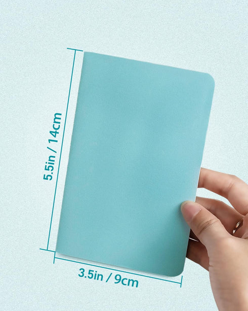 Gwybkq Small Blank Notepads Bulk, 36 Pack Mini Pocket Notebooks, Colorful Cover Notebooks for Kids, 3.5 x 5.5 Inches,